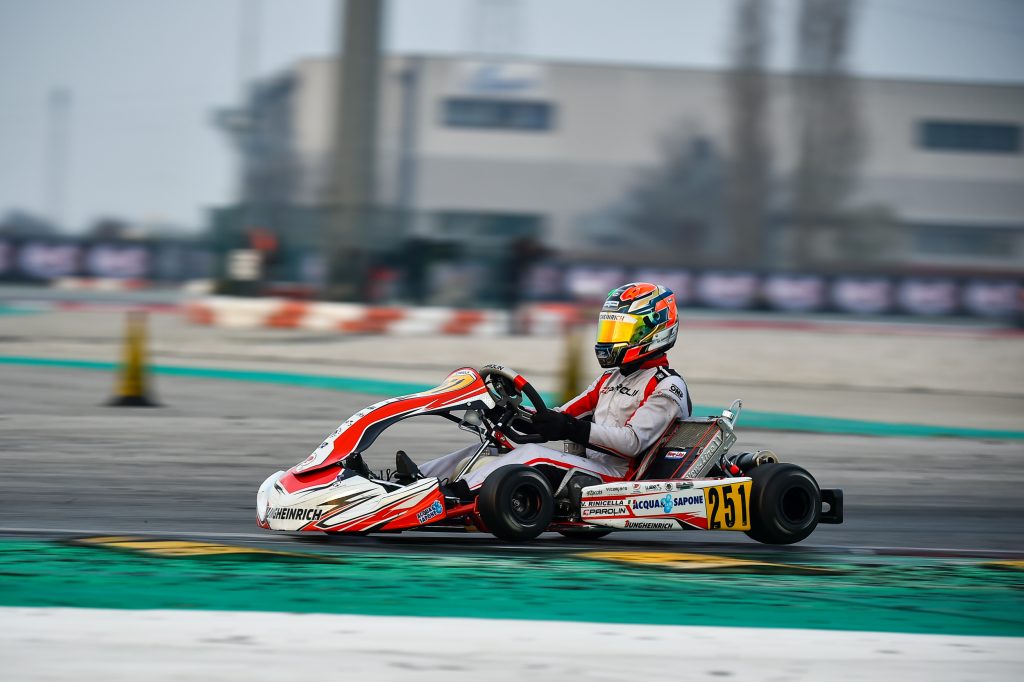 Rinicella NELLA PRIMA DELLA WSK CHAMPIONS CUP RINICELLA CERCA LA